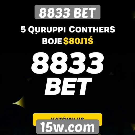 Bônus e promoções atraentes do 8833 BET