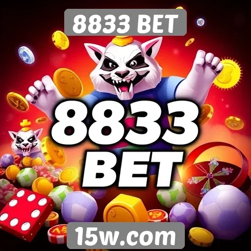 Variedade de jogos disponíveis no 8833 BET
